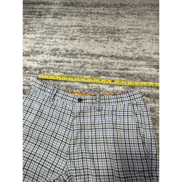 Lot of 2 Tommy Bahama Shorts Mens 32 Gray Blue Chino Flat Front Stretch Casual - Picture 15 of 16